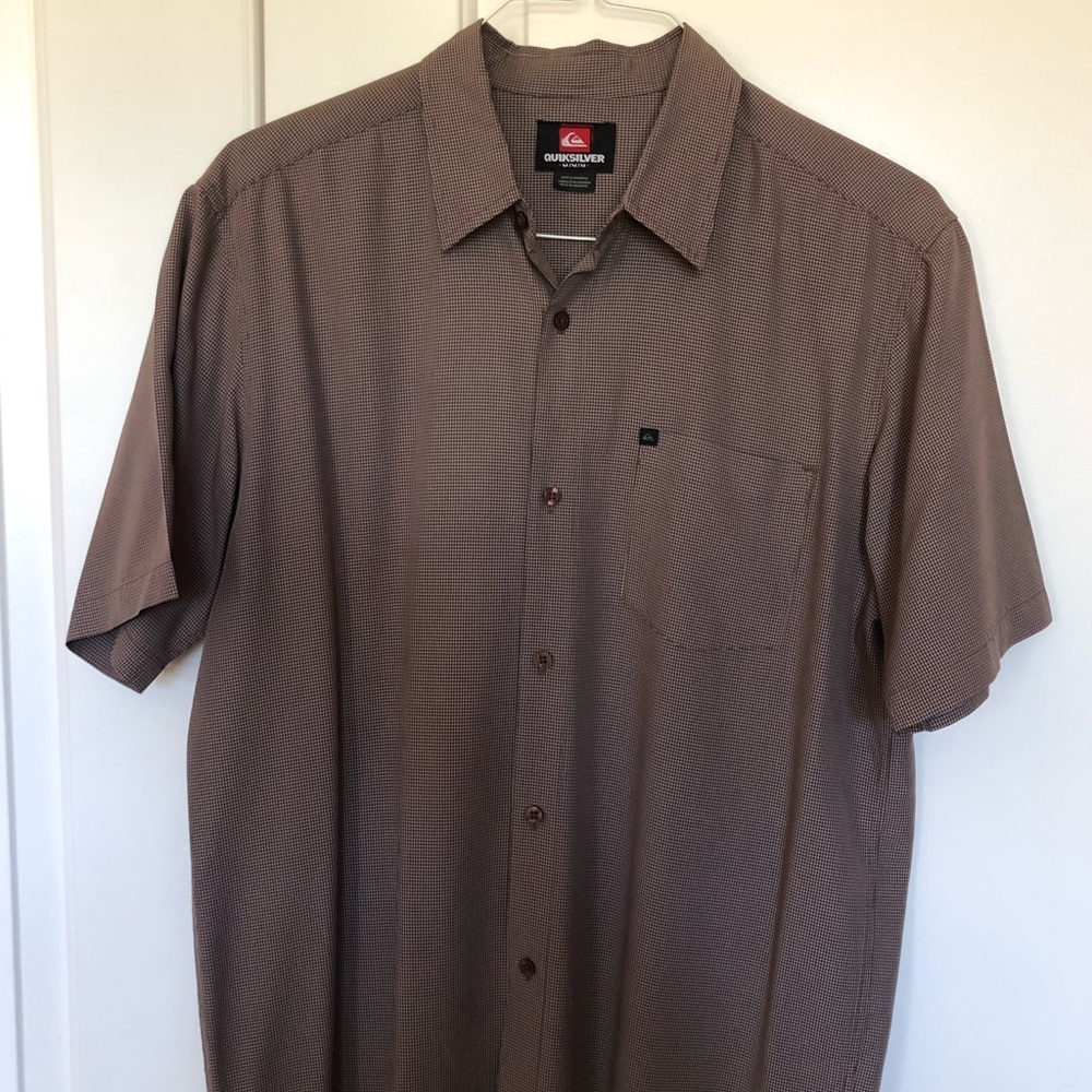 Quicksilver Mens Short Sleeve Shirt